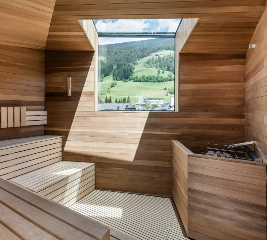 Sauna mit Ausblick